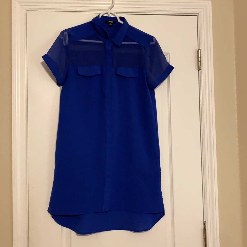 Blue teen dress